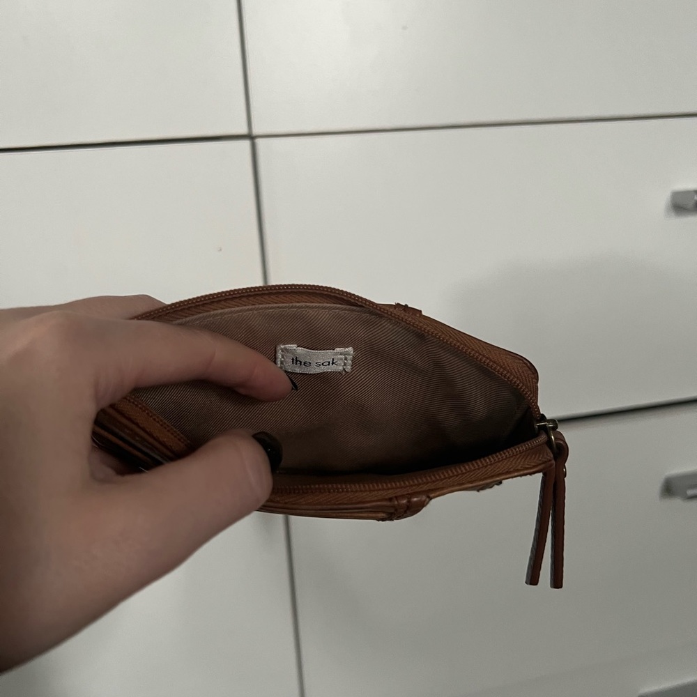 The Sak Leather Card Wallet - Cognac - Picture 3 of 3